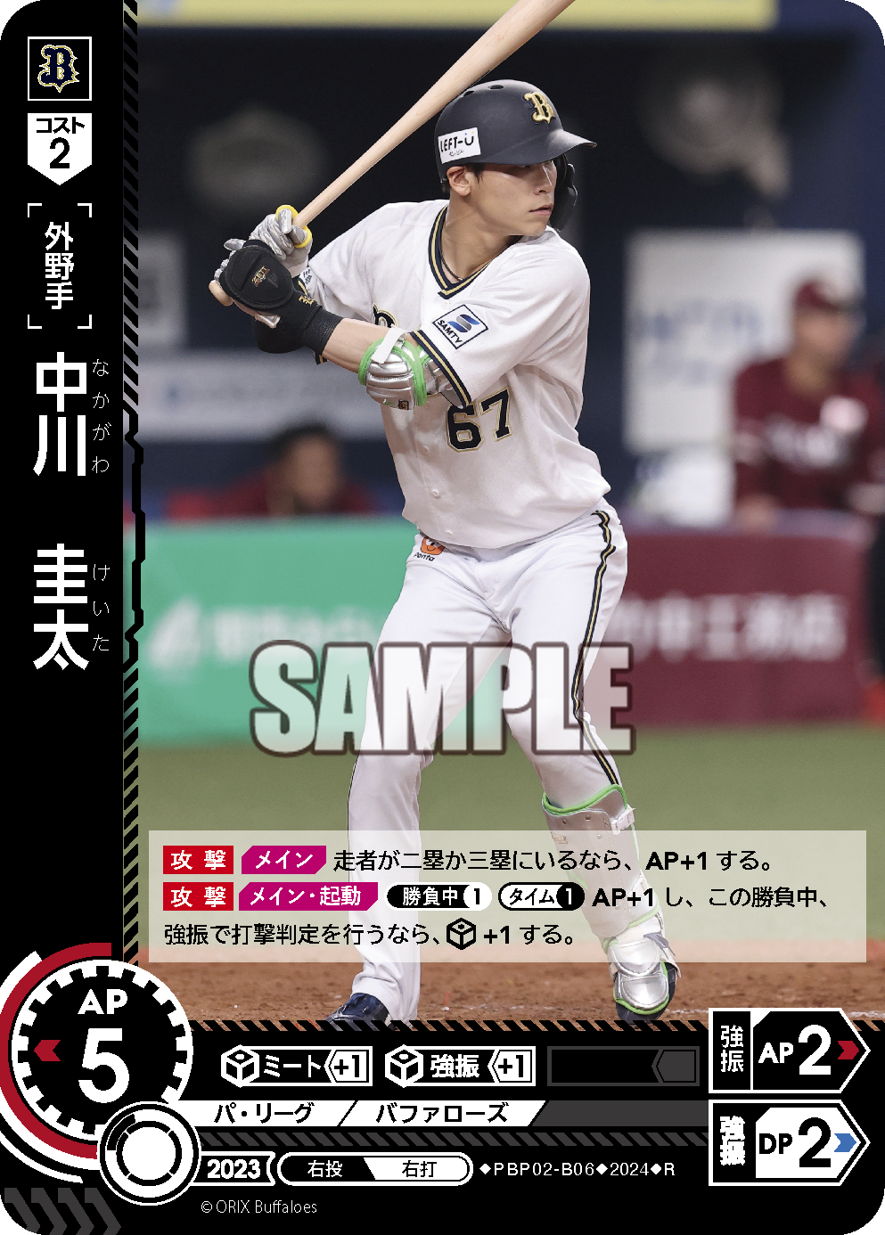 コロコロチャレンジ A賞等身大タペストリー 中川圭太 オリックス